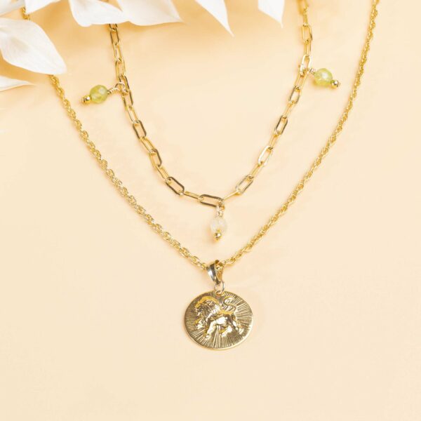 Collier Astre Lion