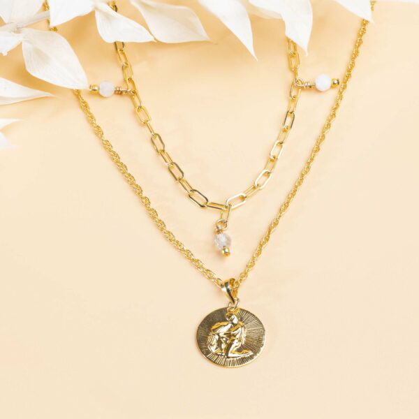 Collier Astre Verseau