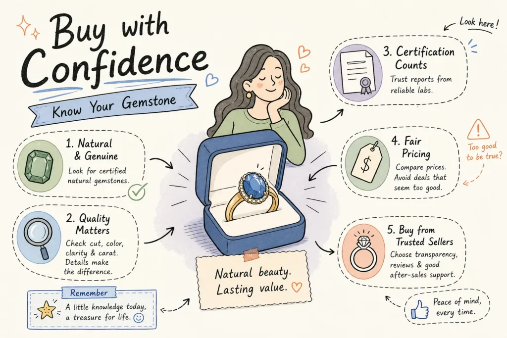 Natural Gemstone Jewelry: What to Know Before You Buy
