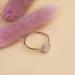Bague etoile quartz rose web