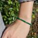 Bracelet Apogée agate verte porté site internet