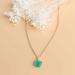 Collier Apogée agate verte posé site internet
